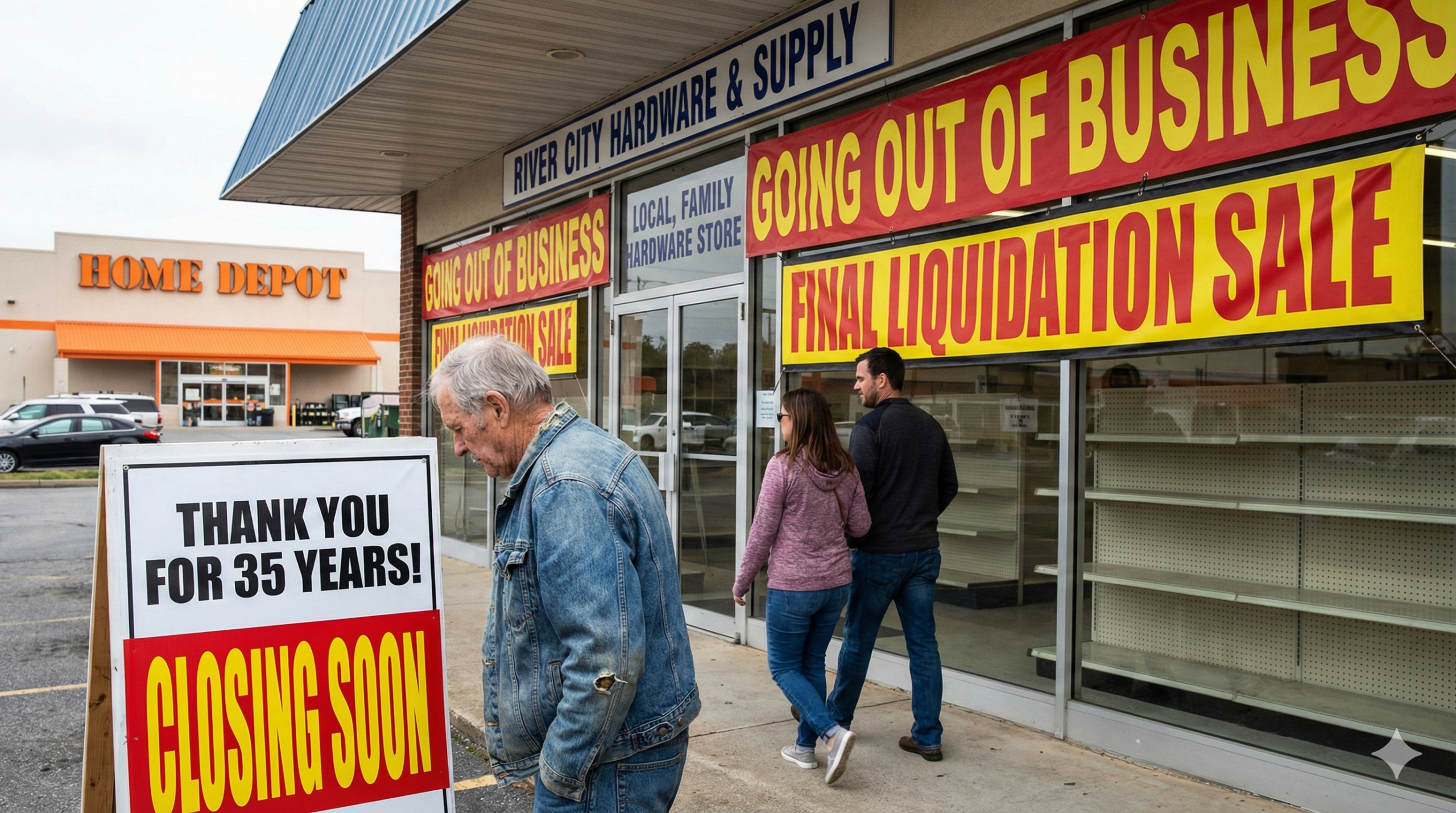 Home Depot Rival Closes