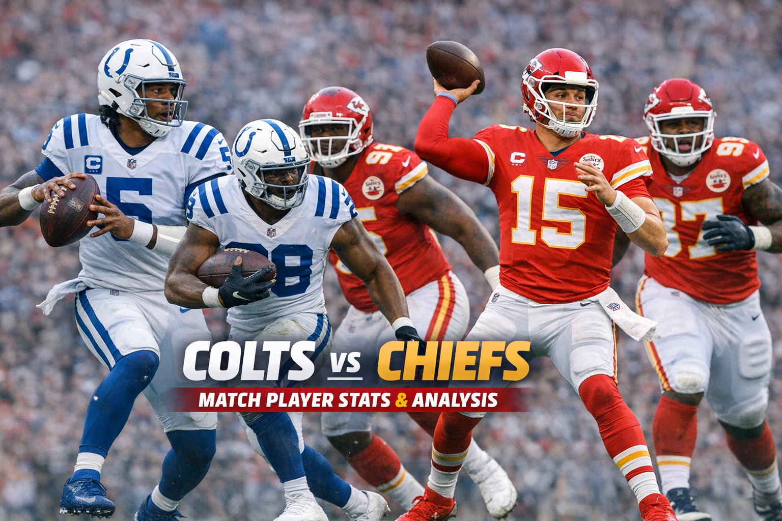 Colts vs Kansas City Chiefs Match Player Stats