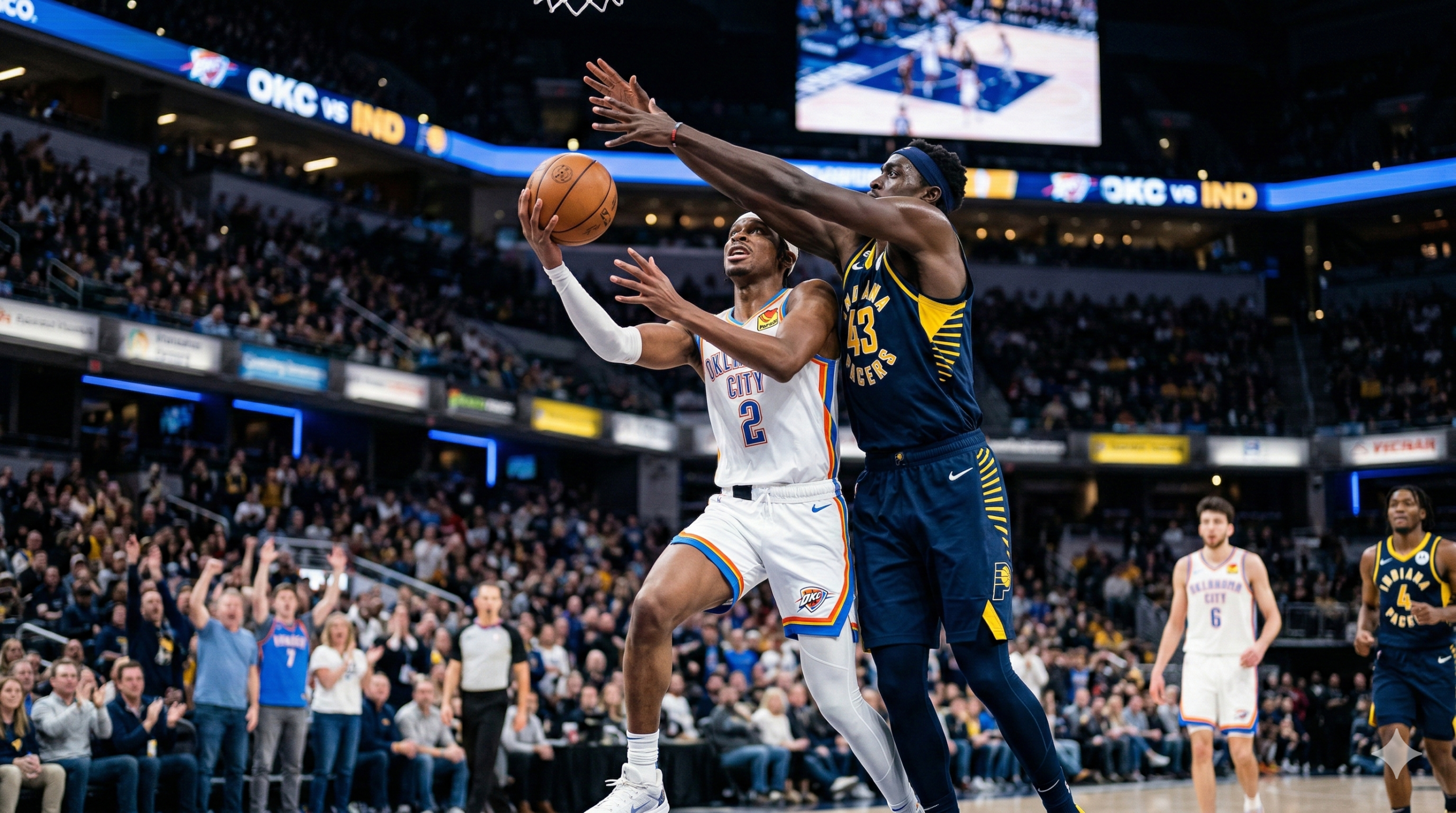 Indiana Pacers vs Oklahoma City Thunder Match Player Stats
