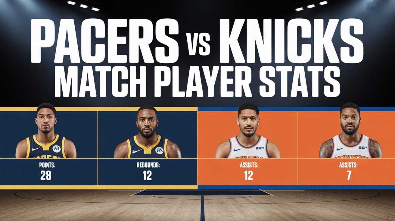 Pacers vs Knicks Match Player Stats