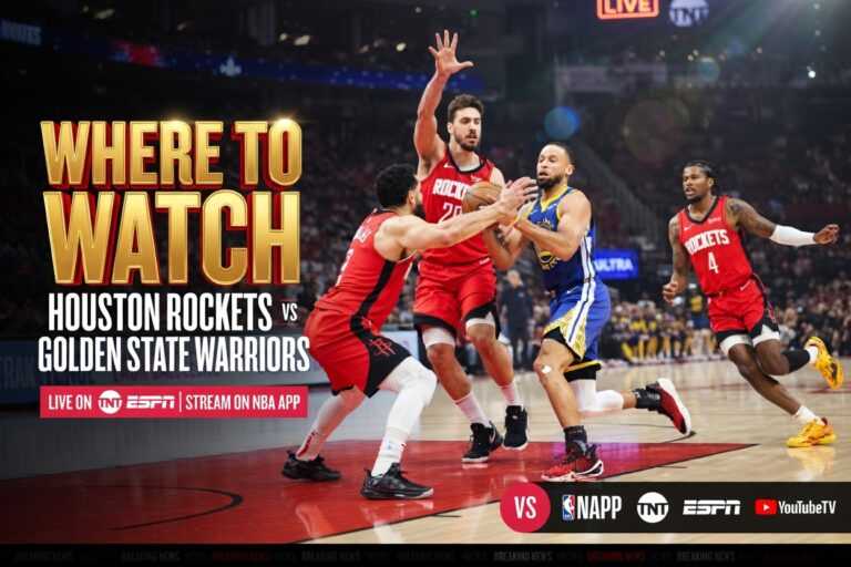 Where to Watch Houston Rockets vs Golden State Warriors