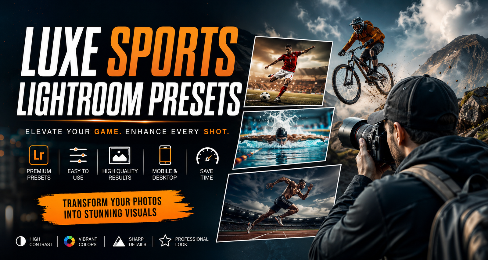 Luxe Sports Lightroom Presets