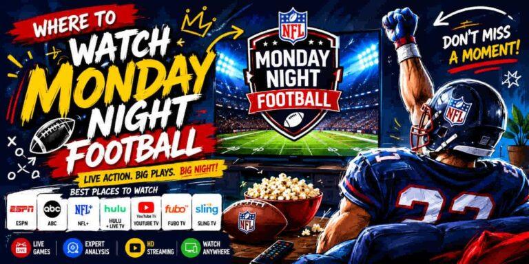 where to watch monday night football​