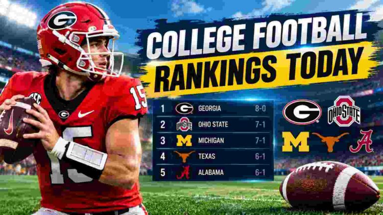 College Football Rankings Today