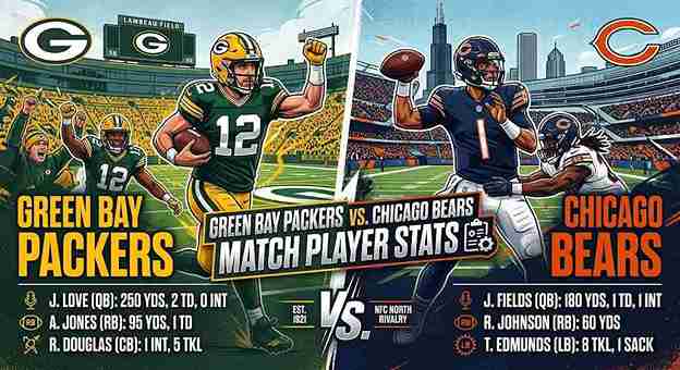 Green Bay Packers vs Chicago Bears Match Player Stats: Complete Breakdown